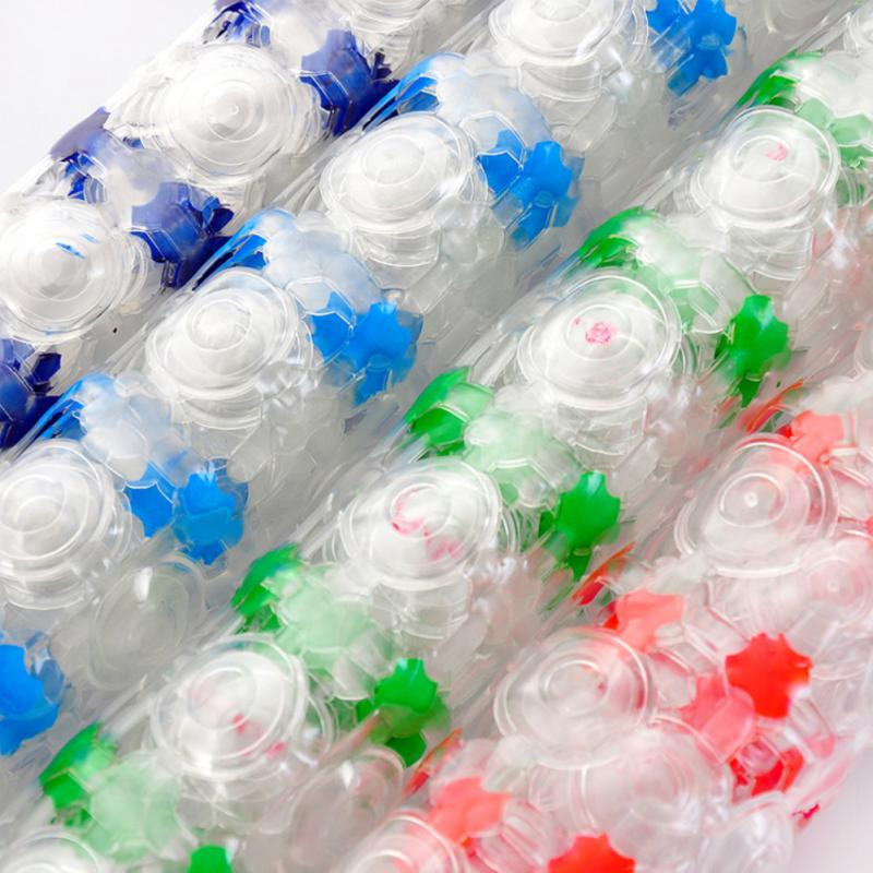 Vannas istabas dušas paklājiņš Plastmasas piesūceknis Karikatūra Dobs Savienojums Pretslīdes Paklājiņš Caurspīdīgs Burbulis Bērnu Vannas Drošības Paklājs