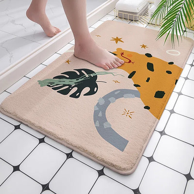 Suņu kaķu izdrukas Absorbējoši vannas istabas paklāji Neslīdoši vannas paklāji Mājas dekors Dzīvojamās istabas grīdas paklāji Virtuves paklāji Ziemassvētku kāju paklājs