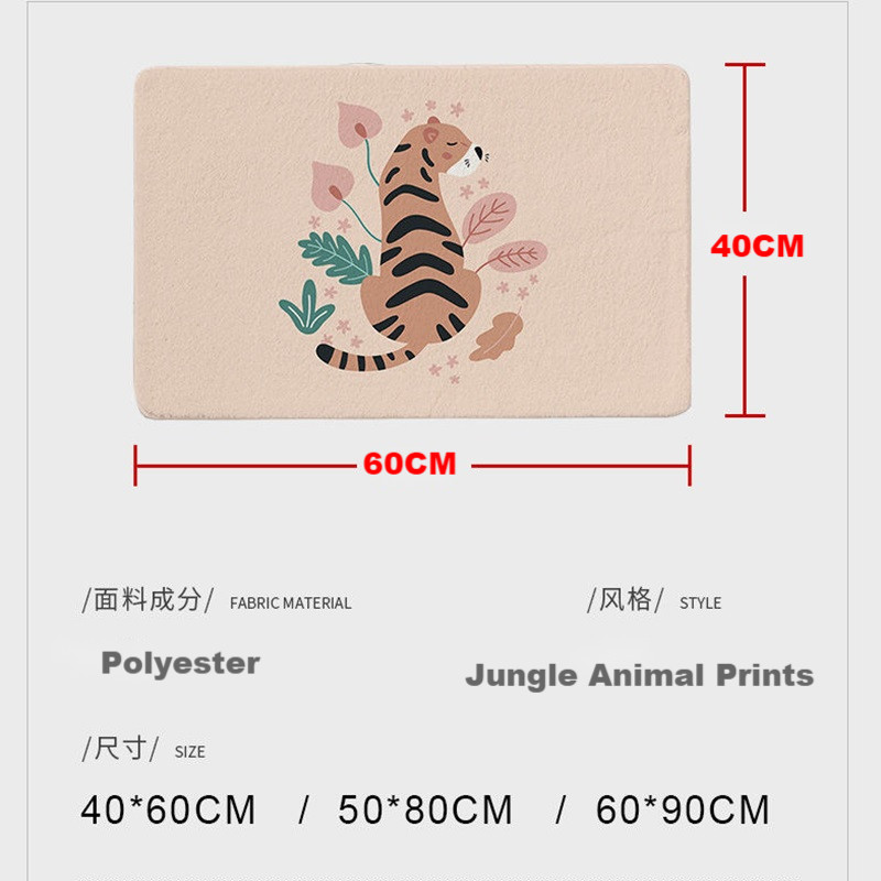 Suņu kaķu izdrukas Absorbējoši vannas istabas paklāji Neslīdoši vannas paklāji Mājas dekors Dzīvojamās istabas grīdas paklāji Virtuves paklāji Ziemassvētku kāju paklājs