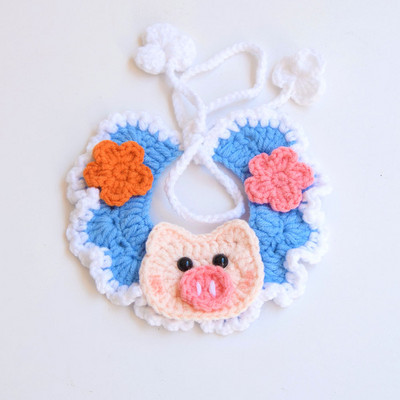 Potrepštine za kućne ljubimce Uzorak prasića Ogrlica za mačke Šal za pse Ukrasni vuneni ručno pleteni šal Pribor za mačke Pribor za kućne ljubimce Predmeti za kućne ljubimce