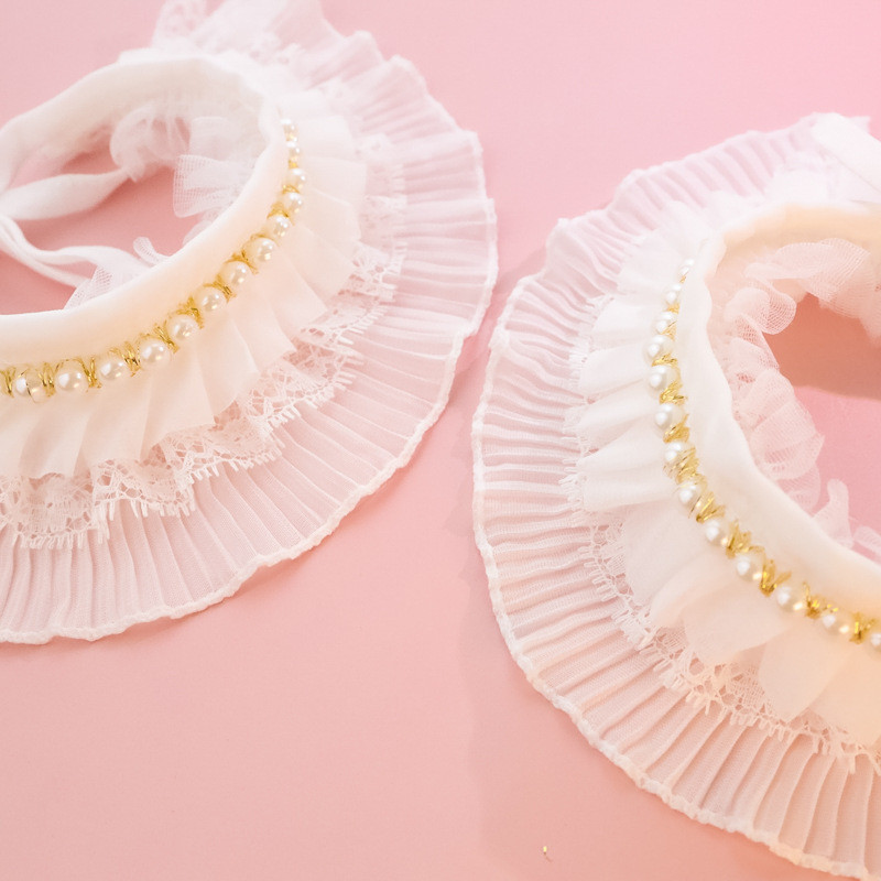 Mājdzīvnieku kaklasiksnas Kaķēnu Kaķu kaklasiksnas Suņu Aksesuāri Mežģīņu kaklasiksnas Jauki, mīļi mājdzīvnieku aksesuāri Mājdzīvnieku piederumi Kaķu piederumi Mājdzīvnieku priekšmeti