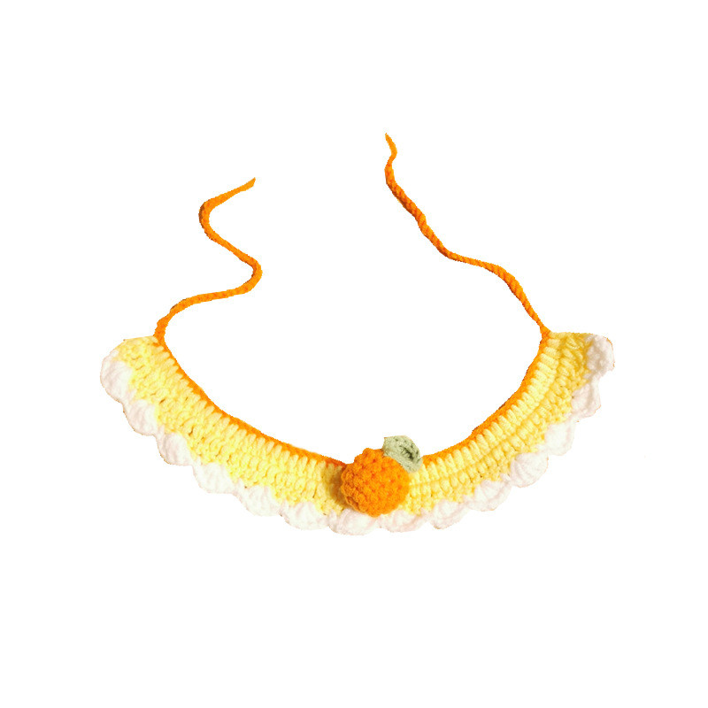 Fruit Series Ogrlica za kućne ljubimce Ogrlica za mačiće Tkani slatki remen Podesivi šal za pse Saliva Oprema za kućne ljubimce Pribor za kućne ljubimce Pribor za mačke