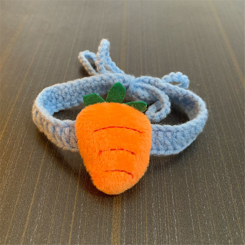 Meka heklana ogrlica za pse i mačke Podesiva vunena ogrlica Kawaii dodaci za vrat kućnih ljubimaca Psić Mačić Šal za pletenje Leptir mašna Poklon za ljubimca