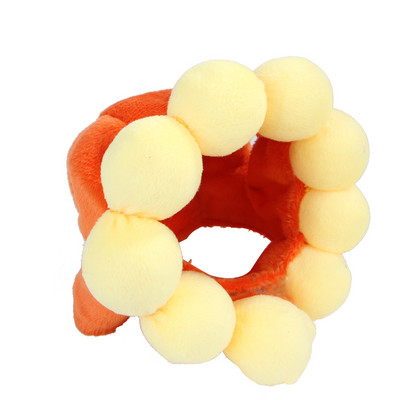 Smiješna kapa za mačku Suncokret Dress Up Odjeća Šešir za kućne ljubimce Božićni cosplay Životinje Održavajte toplinu Kineski stil Pokrivala za glavu Dodaci za mačke