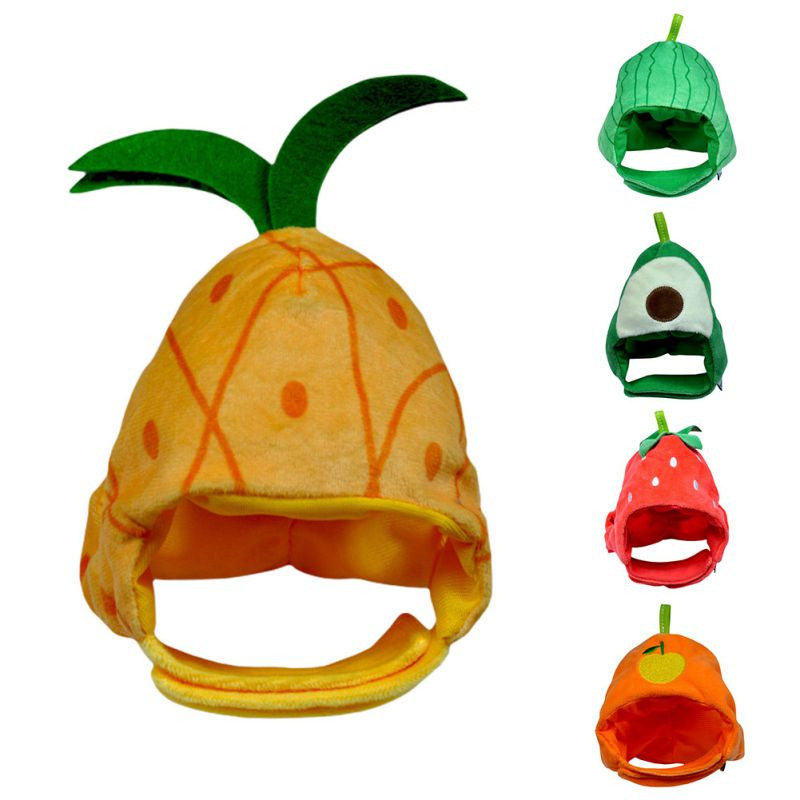 Smieklīga suņa kaķa cepure Jauka augļu galvassega kucēnam kaķēnam Mazie suņi Kaķi Cepures Galvassegas Mājdzīvnieku aksesuāri Ziemassvētku foto rekvizīti
