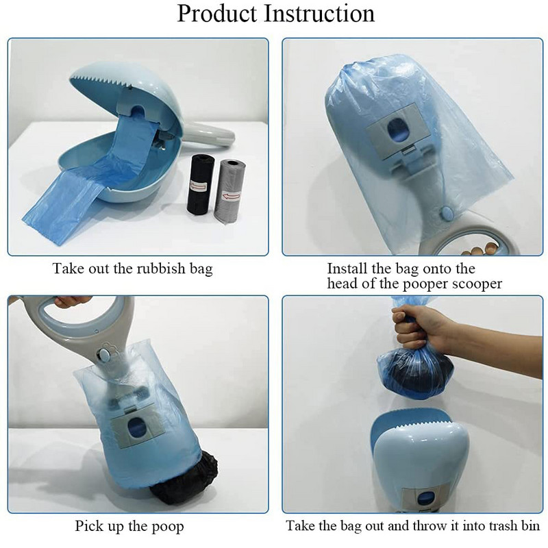 Lopatica za izmet pasa kućnog ljubimca Lako skupljanje Vanjski Praktično štene mačji izmet Skupljač izmeta Čistač izmeta za uklanjanje stezaljke Alat za čišćenje