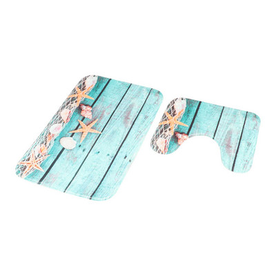 2 kom Prostirka za upijanje vode Protiv klizanja Podna prostirka sa strane WC-a Jastuk u obliku slova U Tuš Soba Ulazni otirač Kućna kupaonska prostirka