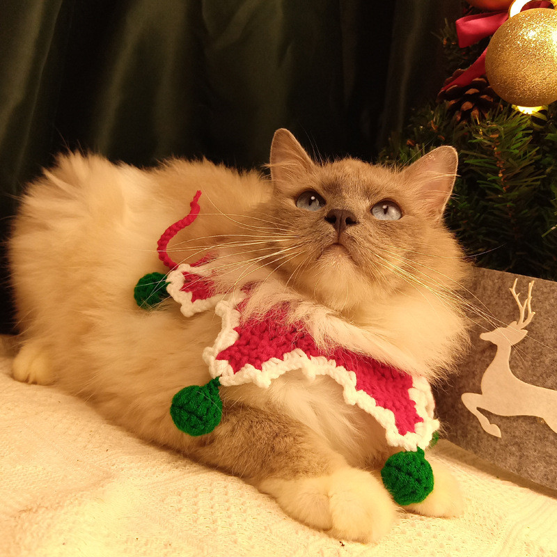 Ogrlica za mačke Slatka pletena ogrlica za mačiće Ručno pletena ogrlica Ogrlica za pse Ogrlica za kućne ljubimce Pribor za kućne ljubimce Pribor za mačke