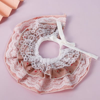 Kreativni dodaci za kućne ljubimce Slatka slatka mačka Ovratnik s višeslojnom čipkom Modni šal za kućne ljubimce Dodaci za kućne ljubimce Oprema za kućne ljubimce Proizvodi za kućne ljubimce