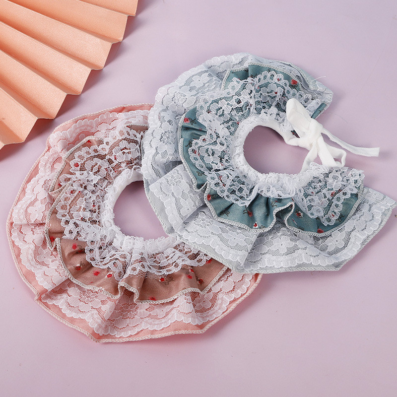 Kreativni dodaci za kućne ljubimce Slatka slatka mačka Ovratnik s višeslojnom čipkom Modni šal za kućne ljubimce Dodaci za kućne ljubimce Oprema za kućne ljubimce Proizvodi za kućne ljubimce