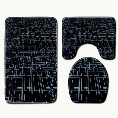 Zeegle otisnuta podloga za tuširanje Neklizajući tepih za kupaonicu Poklopac za WC školjku Podne prostirke za kupaonicu Podne prostirke od mikrovlakana WC prostirke Tepih za kupaonicu od memorijske pjene