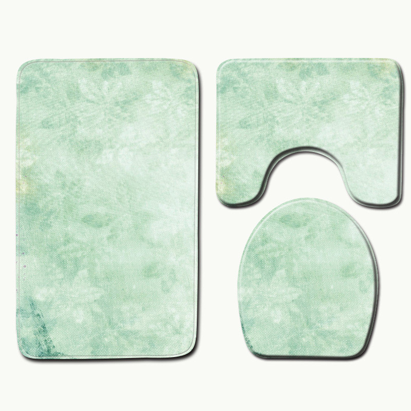 Zeegle otisnuta podloga za tuširanje Neklizajući tepih za kupaonicu Poklopac za WC školjku Podne prostirke za kupaonicu Podne prostirke od mikrovlakana WC prostirke Tepih za kupaonicu od memorijske pjene