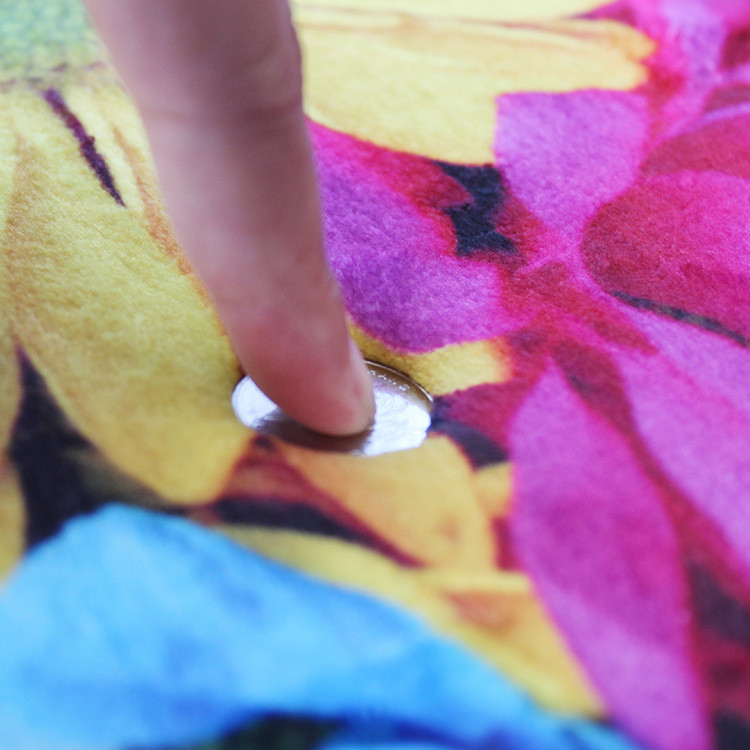 Zeegle prostirka za kupaonicu Kupaonski tepih s 3D otisnutim cvijećem Upijajuća prostirka za WC Podne prostirke za kupaonicu Neklizajuće prostirke za kupaonicu Podloga za tuširanje