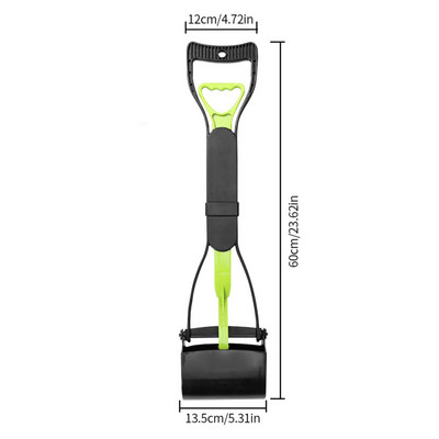 60 CM hosszú nyelű kisállat-vécé-szedő kutyacsipesz-széklet kisállat-tisztító kellékek kutyakaki-kapcs-szedő kisállat-tisztító kellékek