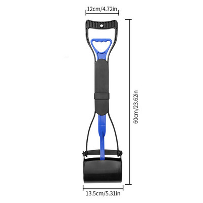 60 CM hosszú nyelű kisállat-vécé-szedő kutyacsipesz-széklet kisállat-tisztító kellékek kutyakaki-kapcs-szedő kisállat-tisztító kellékek