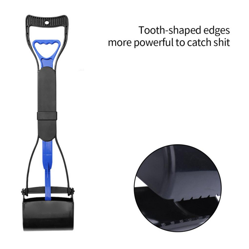 60 CM hosszú nyelű kisállat-vécé-szedő kutyacsipesz-széklet kisállat-tisztító kellékek kutyakaki-kapcs-szedő kisállat-tisztító kellékek
