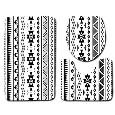 Zeegle kupaonski tepih od 3 komada protiv klizanja Podne prostirke za kućnu kupaonicu Dekoracija Upijajuće prostirke za kupaonicu WC prostirke WC pribor