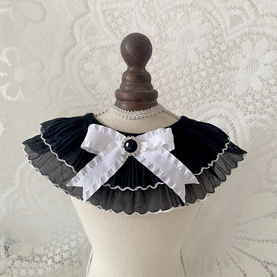 Čipkasti ovratnik za kućne ljubimce Mačka Pas Kravata Leptir leptir Nakit Crna moda Oprema za kućne ljubimce Pribor za kućne ljubimce Pribor za pse Proizvodi za kućne ljubimce