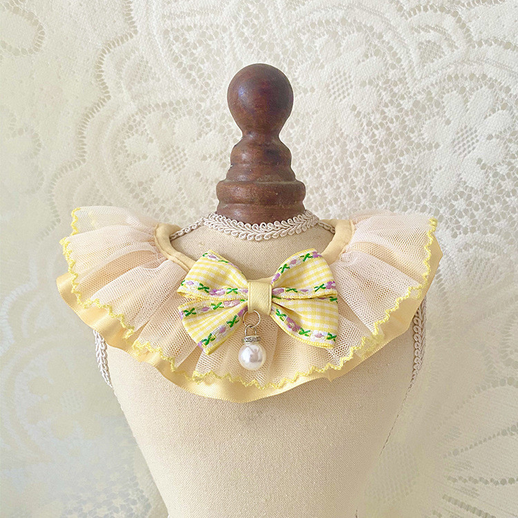 Čipkasti ovratnik za kućne ljubimce Mačka Pas Kravata Leptir leptir Nakit Crna moda Oprema za kućne ljubimce Pribor za kućne ljubimce Pribor za pse Proizvodi za kućne ljubimce