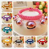 Ogrlica zvono za kućne ljubimce Mačka Mali pas Slatki nakit Ogrlica za mačke Ogrlica za pse Jednobojna slatka ogrlica za kućne ljubimce Pribor za kućne ljubimce Potrepštine za kućne ljubimce