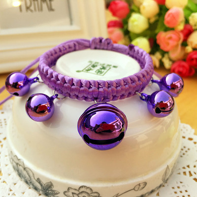 Ogrlica zvono za kućne ljubimce Mačka Mali pas Slatki nakit Ogrlica za mačke Ogrlica za pse Jednobojna slatka ogrlica za kućne ljubimce Pribor za kućne ljubimce Potrepštine za kućne ljubimce