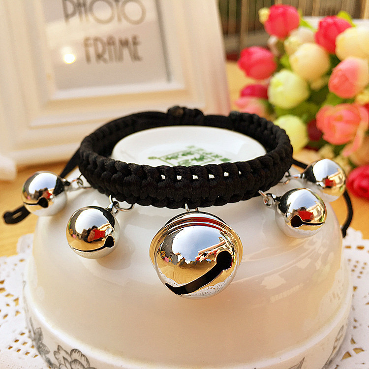 Ogrlica zvono za kućne ljubimce Mačka Mali pas Slatki nakit Ogrlica za mačke Ogrlica za pse Jednobojna slatka ogrlica za kućne ljubimce Pribor za kućne ljubimce Potrepštine za kućne ljubimce