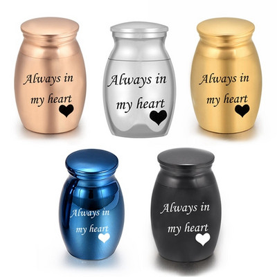 3 * 4 cm mažas memorialinis nerūdijančio plieno kremavimo laidotuvių urnos pelenai, skirtas augintinio plaukų likučiams, vandeniui atsparus laidotuvių atminimas