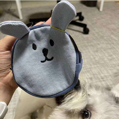 Izejmateriāli suņiem Mājdzīvnieki iziet Pakaišu maiss Kakas savācējs Lāpsta kakas maisiņš Jauki trusis Kokvilnas pastaigu suņu pārnēsāšanas atslēgu soma