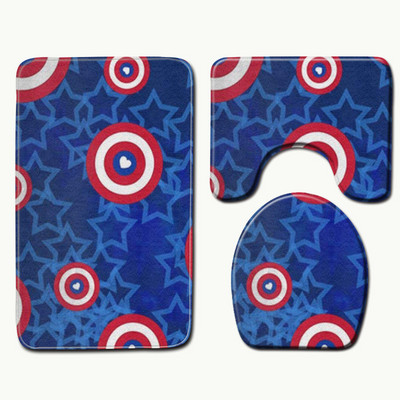 Zeegle upijajuća kupaonska prostirka za kupaonicu WC prostirke Neklizajući tepih s postoljem Poklopac Poklopac za WC školjku Prostirka za kupaonicu Kupaonski tepih WC Podne prostirke