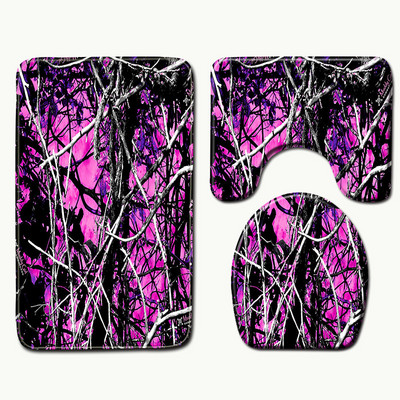 Zeegle upijajuća kupaonska prostirka za kupaonicu WC prostirke Neklizajući tepih s postoljem Poklopac Poklopac za WC školjku Prostirka za kupaonicu Kupaonski tepih WC Podne prostirke