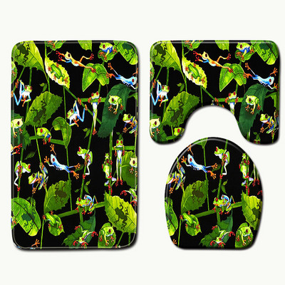 Zeegle upijajuća kupaonska prostirka za kupaonicu WC prostirke Neklizajući tepih s postoljem Poklopac Poklopac za WC školjku Prostirka za kupaonicu Kupaonski tepih WC Podne prostirke