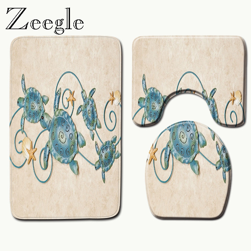 Zeegle upijajuća kupaonska prostirka za kupaonicu WC prostirke Neklizajući tepih s postoljem Poklopac Poklopac za WC školjku Prostirka za kupaonicu Kupaonski tepih WC Podne prostirke