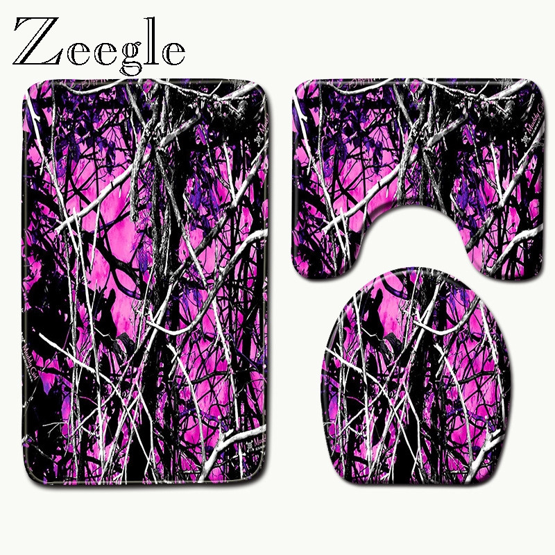 Zeegle upijajuća kupaonska prostirka za kupaonicu WC prostirke Neklizajući tepih s postoljem Poklopac Poklopac za WC školjku Prostirka za kupaonicu Kupaonski tepih WC Podne prostirke