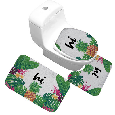 Otirač za kupaonicu Navlaka za WC sjedalo Otirač za kupaonicu Otirač za tuš kabinu Podna prostirka za kupaonicu Kupaonski ukras Vodoupijajući neklizajući kupaonski tepih