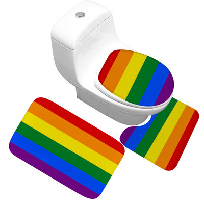 Otirač za kupaonicu Navlaka za WC sjedalo Otirač za kupaonicu Otirač za tuš kabinu Podna prostirka za kupaonicu Kupaonski ukras Vodoupijajući neklizajući kupaonski tepih