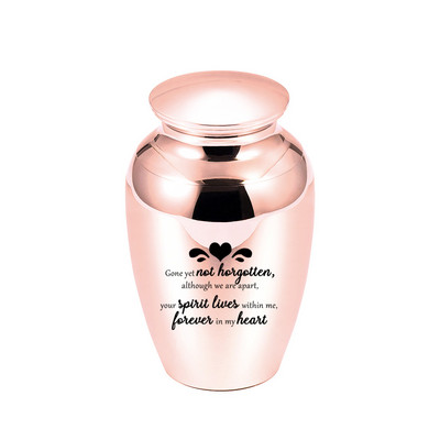 Plavi ljudski pepeo Keepsake Love Heart Memorial Urn Mini kremacijske urne Držač pepela-Zauvijek u mom srcu