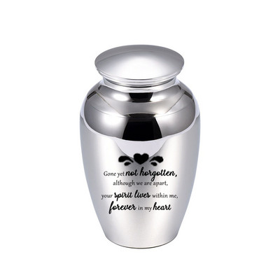 Plavi ljudski pepeo Keepsake Love Heart Memorial Urn Mini kremacijske urne Držač pepela-Zauvijek u mom srcu