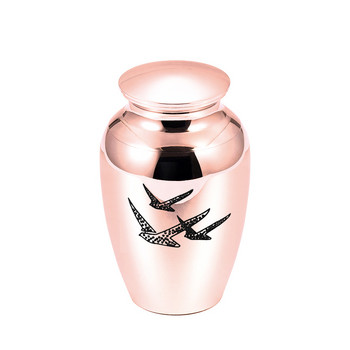 Wings of Freedom Seagulls Cremation Urn for Ashes - Достъпен масивен алуминиев метал с качество за човешко погребение Мемориал за домашен любимец/човек