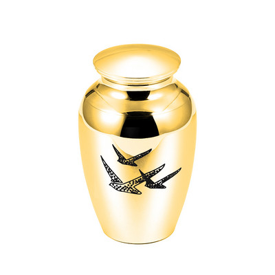Wings of Freedom Seagulls kremācijas urna pelniem — par pieņemamu cenu, cieta alumīnija metāla kvalitāte cilvēku apbedīšanas piemiņai mājdzīvnieks/cilvēks