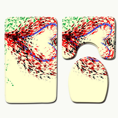 Zeegle kupaonske prostirke protiv klizanja, komplet flanelskih podnih prostirki za kupaonicu, perive kupaonske toaletne prostirke, upijajući tepih za kupaonicu