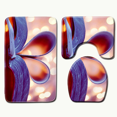 Zeegle kupaonske prostirke protiv klizanja, komplet flanelskih podnih prostirki za kupaonicu, perive kupaonske toaletne prostirke, upijajući tepih za kupaonicu