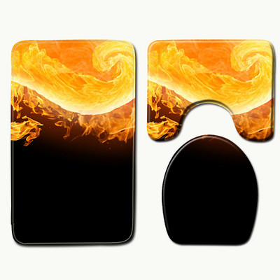 Zeegle kupaonske prostirke protiv klizanja, komplet flanelskih podnih prostirki za kupaonicu, perive kupaonske toaletne prostirke, upijajući tepih za kupaonicu