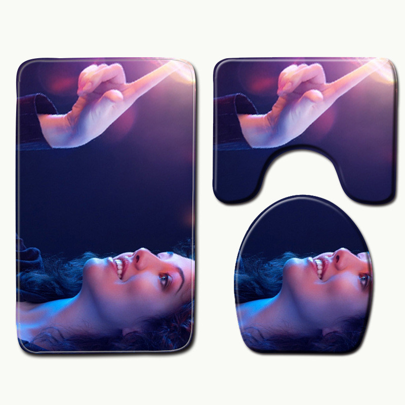 Zeegle kupaonske prostirke protiv klizanja, komplet flanelskih podnih prostirki za kupaonicu, perive kupaonske toaletne prostirke, upijajući tepih za kupaonicu