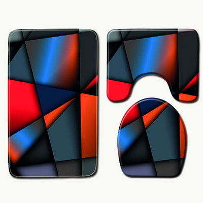 Zeegle vannas paklājiņš tualetes sēdekļa pārvalks Paklājs vannas istabai Paklājs Dušas paklājiņš mājas dekorēšanai Virtuves sega Vannas istabas paklāji un paklāji