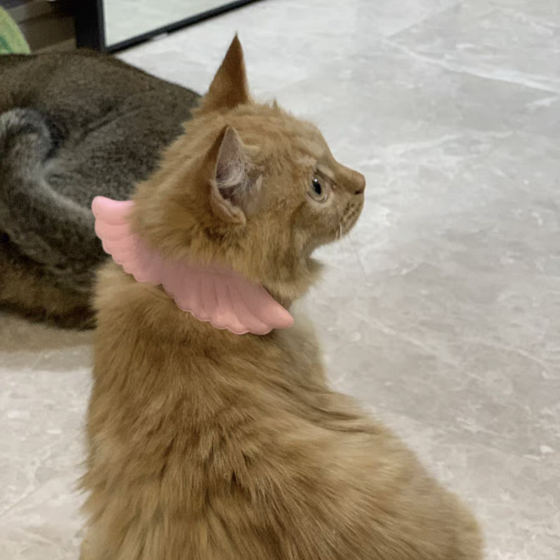 MPK Angel Wings mačja ogrlica Slatki dodaci za mačke u izboru bijele i ružičaste 3 veličine dostupne