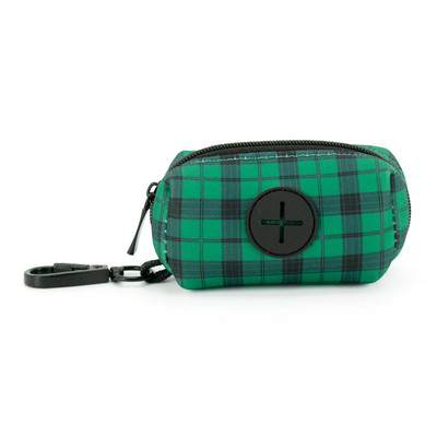 Collarlogo koera kakakoti jaoturi hoidja jalutusrihma kinnitus Protable Grid Print Lemmikloomajäätmete kakakoti jaotur õues viibimiseks