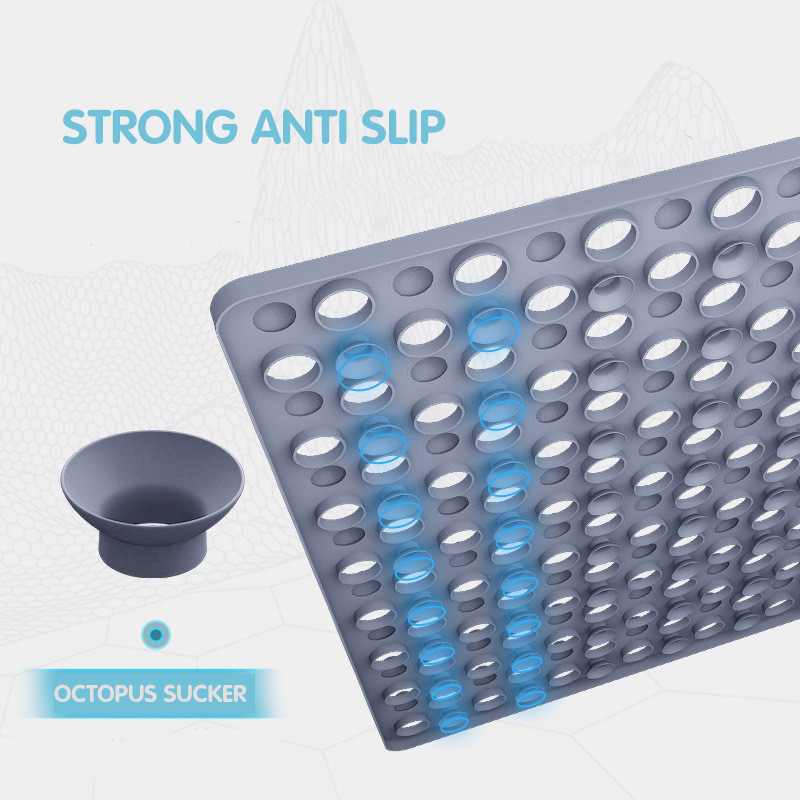 36/45CM Vannas istabas piederumu komplekti Piesūcekņi dušas paklājiņš Neslīdošs PVC tualetes paklājs bērniem veciem cilvēkiem ūdensizturīgs un pret krišanu