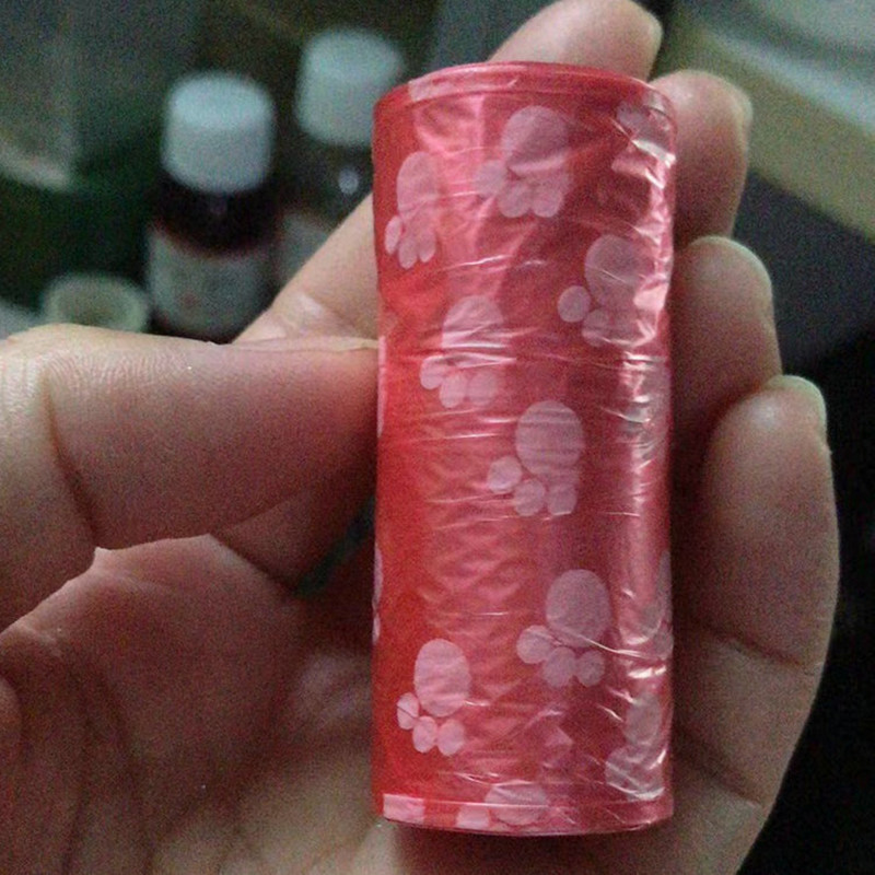 Rola od 15 prijenosnih vreća za smeće za kućne ljubimce Jednokratne vrećice za izmet kućnih ljubimaca Dozator za sakupljanje šetanja pasa na otvorenom Sredstva za čišćenje