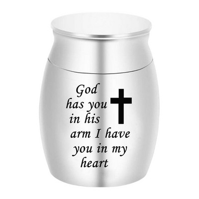 Mala urna za pepeo za uspomenu na kućne ljubimce Mala aluminijska urna za kremiranje uspomena Mini urne za kremiranje pepela od nehrđajućeg čelika Mali spomen pepeo