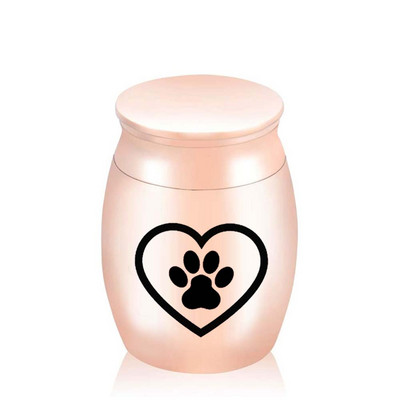 Metalni kovčezi od ružičastog zlata Urne za uspomenu na kućne ljubimce Držač za uspomenu na ptičji pepeo Urna za kremaciju za pepeo Urna za kućne ljubimce za graviranje